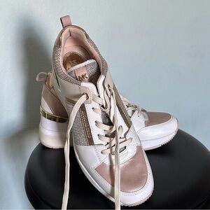 Michael Kors Women's Blush and White Sneakers